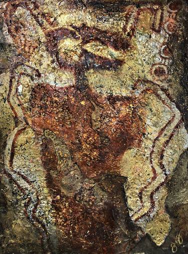 Original Abstract Expressionism Abstract Mixed Media by Jason Lincoln Jeffers