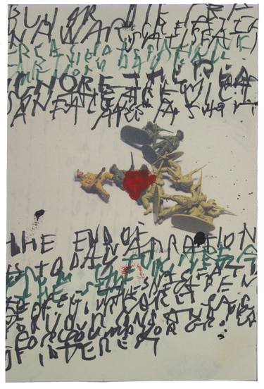 Original Contemporary Language Mixed Media by Massimo Nota