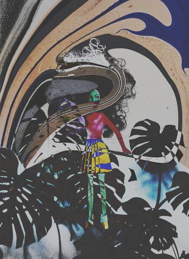 Original Expressionism Women Printmaking by Beate Tubach