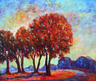 Original Impressionism Landscape Paintings by Cristina Stefan