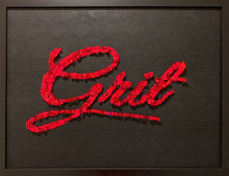 Original Fine Art Typography Sculpture by Gianna D