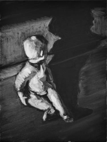 Original Expressionism People Paintings by Owen Normand