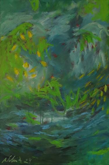 Original Abstract Water Paintings by Anna Schueler