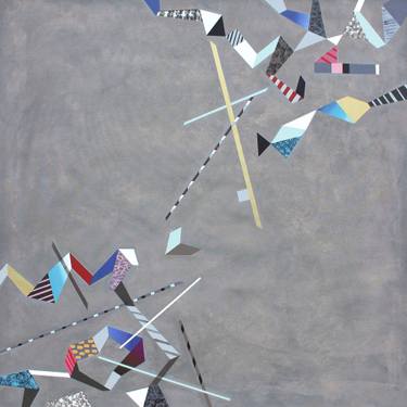 Original Abstract Expressionism Abstract Paintings by Lucie Jirku