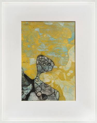 Original Abstract Expressionism Men Printmaking by Karthikeyan N