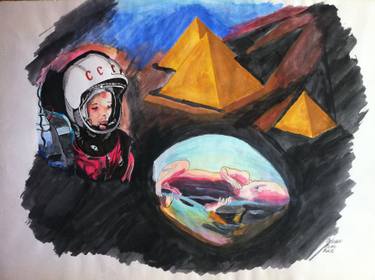 Original Conceptual Time Paintings by Giovanni Scifo