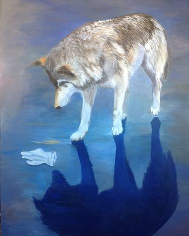 Original Figurative Animal Painting by Dominique Carrié