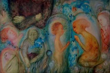 Original Figurative People Painting by Sofiya Inger