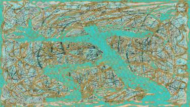 Original Abstract Expressionism People Digital by Nenad Stojanovic