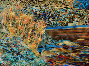 Original Expressionism Beach Digital by Nenad Stojanovic