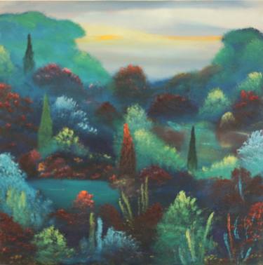 Original Impressionism Landscape Painting by David Snider