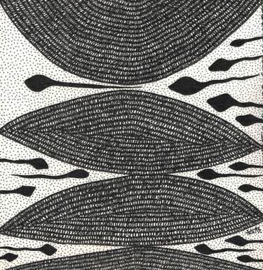 Print of Abstract Patterns Drawings by Inkas Arts