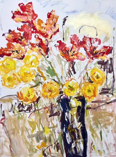 Original Impressionism Floral Paintings by Lilia Orlova-Holmes