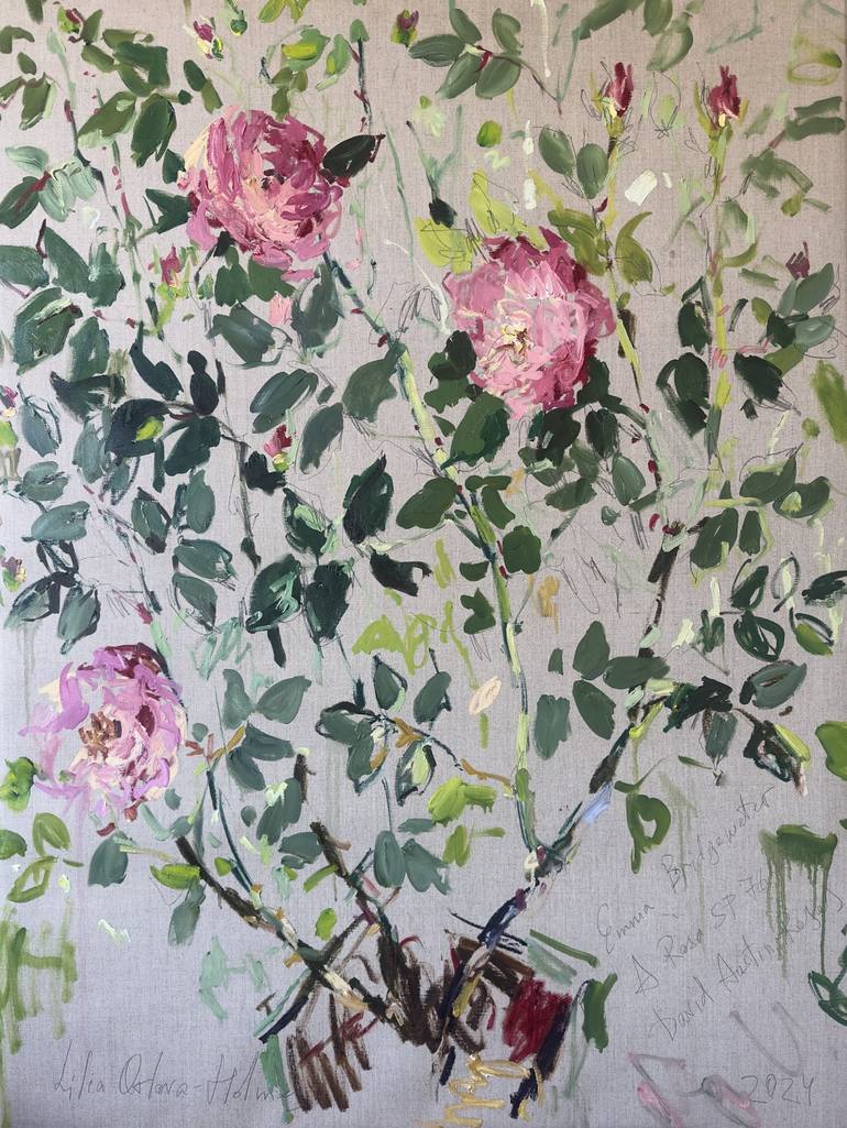 Print of Impressionism Floral Paintings by Lilia Orlova-Holmes
