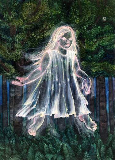 Original Surrealism Fantasy Painting by Suzana Dzelatovic