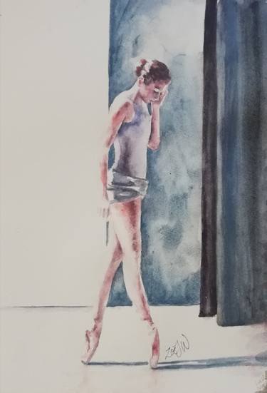 Original Figurative Performing Arts Paintings by Zoe James-Williams