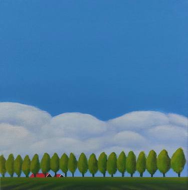 Print of Figurative Tree Paintings by Nelly Van Nieuwenhuijzen