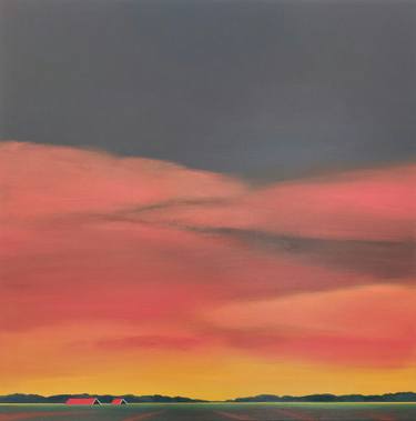 Original Expressionism Landscape Paintings by Nelly Van Nieuwenhuijzen