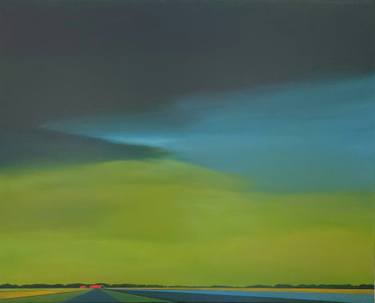 Original Fauvism Landscape Painting by Nelly Van Nieuwenhuijzen