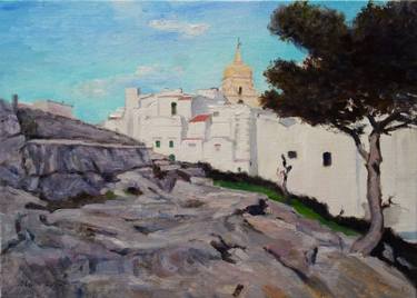 Original Figurative Landscape Painting by Alain Lutz
