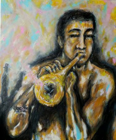 Original Conceptual Performing Arts Painting by Oscar Tevez