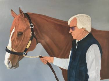 Original Realism Horse Painting by Howard Walker