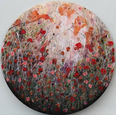Original Abstract Expressionism Garden Paintings by Donatella Marraoni