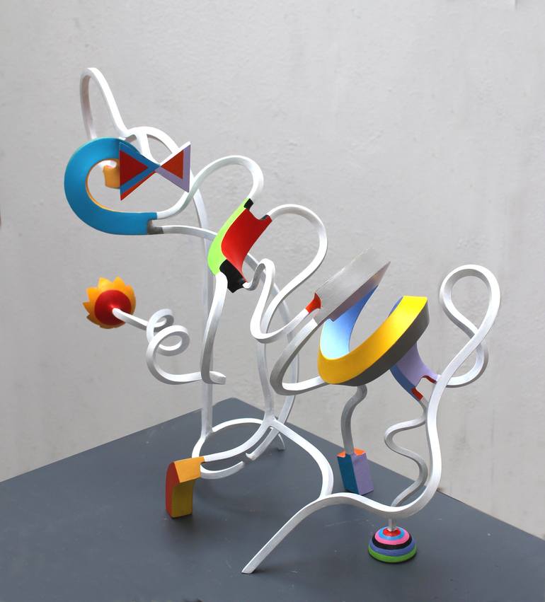 Original Abstract Sculpture by Frans Muhren