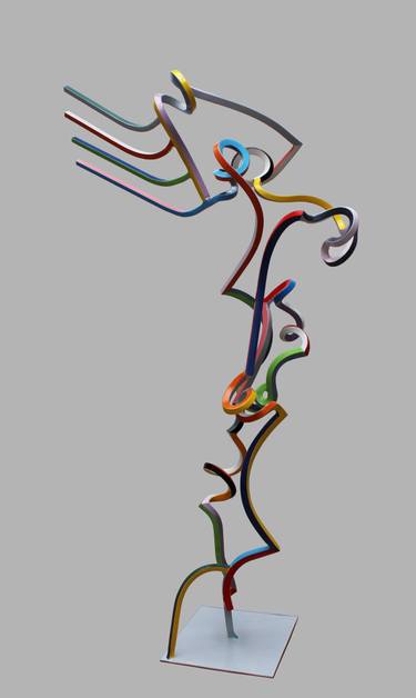 Original Abstract Sculpture by Frans Muhren