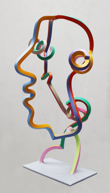 Original Abstract Sculpture by Frans Muhren