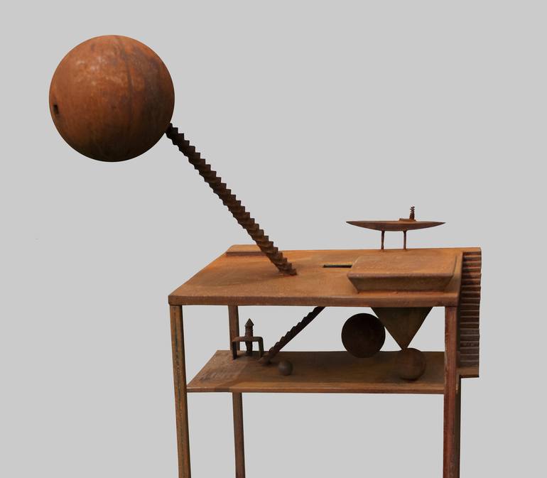 Original Surrealism Fantasy Sculpture by Frans Muhren