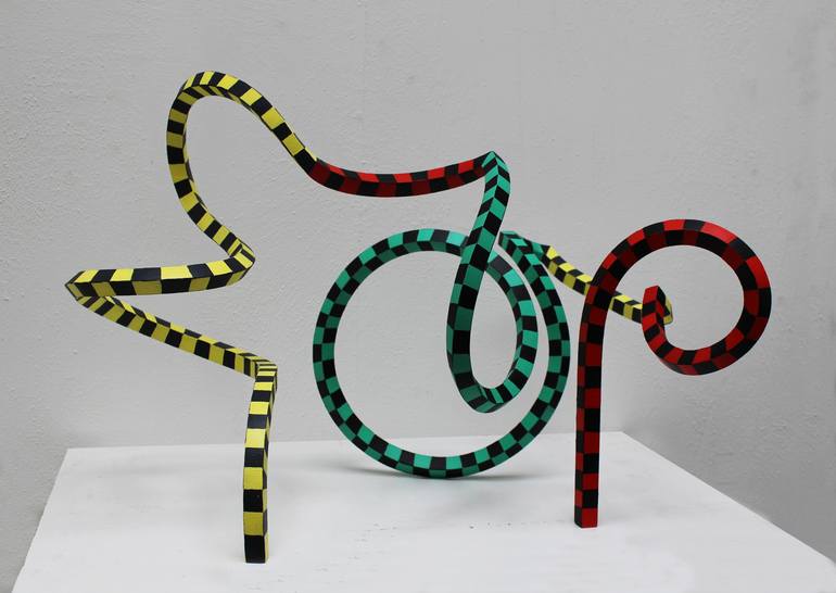 Original Abstract Sculpture by Frans Muhren