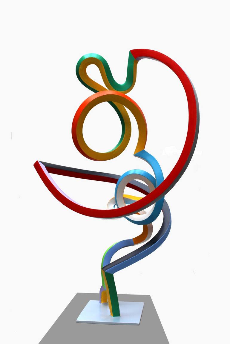 Original Abstract Sculpture by Frans Muhren