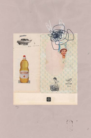 Original Dada Abstract Collage by Micosch Holland
