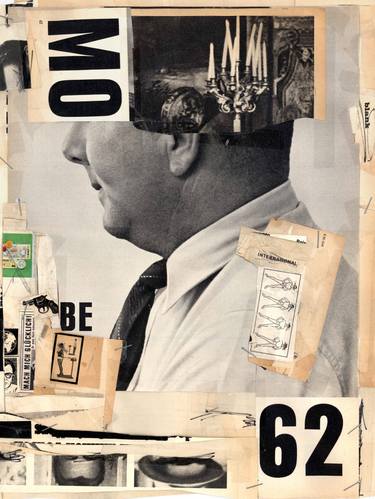 Original Dada Political Collage by Micosch Holland