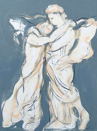Original Abstract Classical mythology Paintings by Heidi Lanino