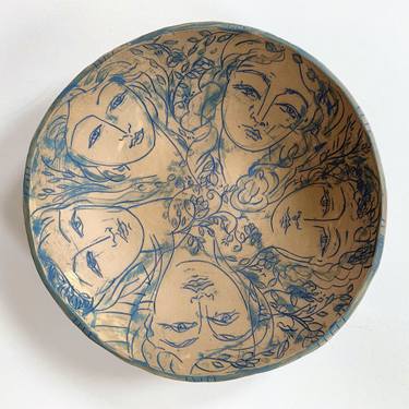 Original Abstract Women Sculpture by Heidi Lanino