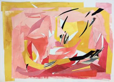 Original Abstract Expressionism Abstract Drawings by Heidi Lanino
