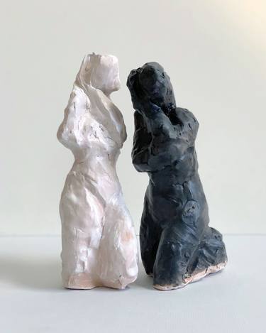 Original Abstract Women Sculpture by Heidi Lanino