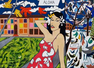 Original Pop Art Education Paintings by Ron Throop