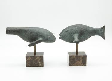 Original Abstract Expressionism Humor Sculpture by Volodymyr Mykytenko