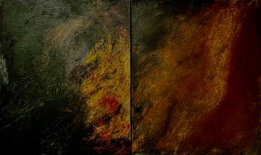 Original Abstract Expressionism Abstract Painting by K. J. Cook