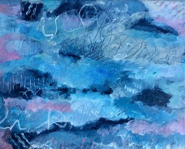 Original Abstract Expressionism Abstract Paintings by Kate Marion Lapierre