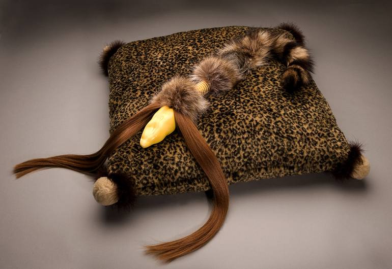 Original Dada Animal Sculpture by Christine Marie Davis