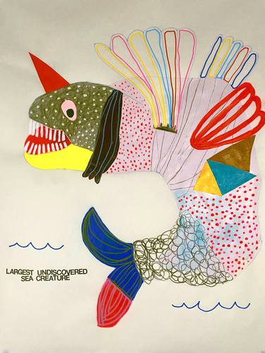 Original Abstract Humor Paintings by Kelly Puissegur