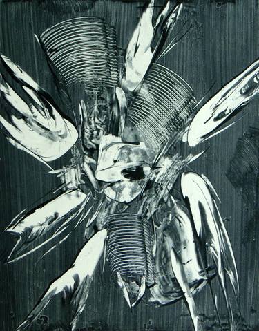 Original Abstract Expressionism Abstract Paintings by Eustaquio Carrasco