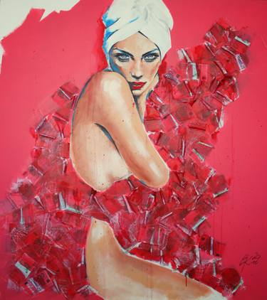 Original Figurative Portrait Paintings by Petra Kaindel