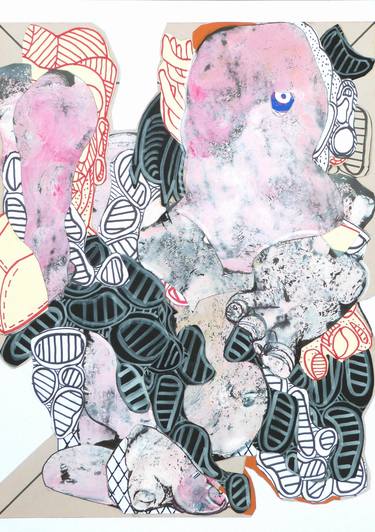 Original Contemporary Portrait Drawings by Pascal Marlin