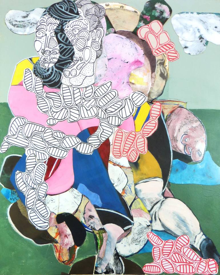 Print of Contemporary Portrait Paintings by Pascal Marlin