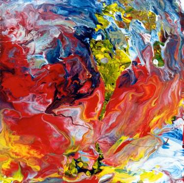 Original Abstract Expressionism Abstract Paintings by Alejandro Gutierrez Perez